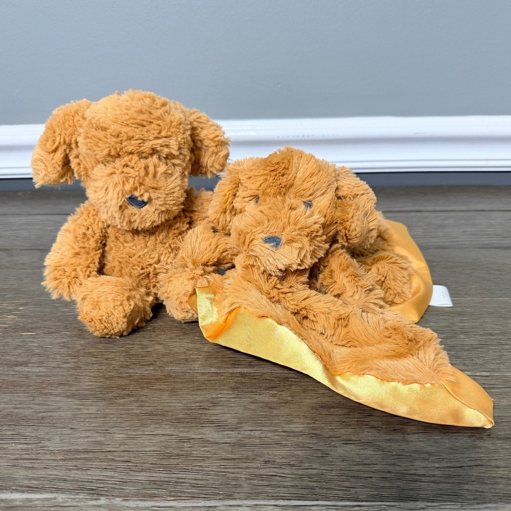 Cloud Island Brown‎ Golden Doodle Puppy Dog Plush with Matching Lovey